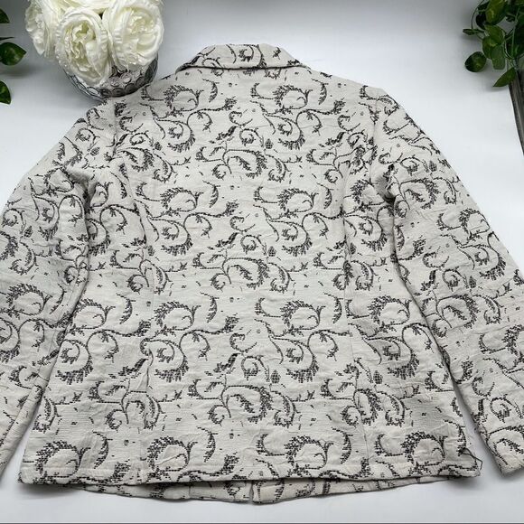 Tara Ryan Textured Light Zip Up Jacket LARGE - Picture 2 of 10